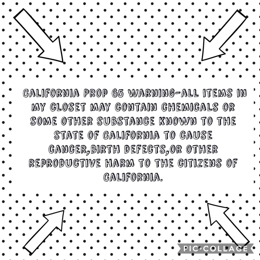 California prop 65 warning